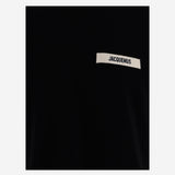 T-SHIRT IN COTONE CON LOGO TSM00133AJ00226 990 JACQUEMUS 