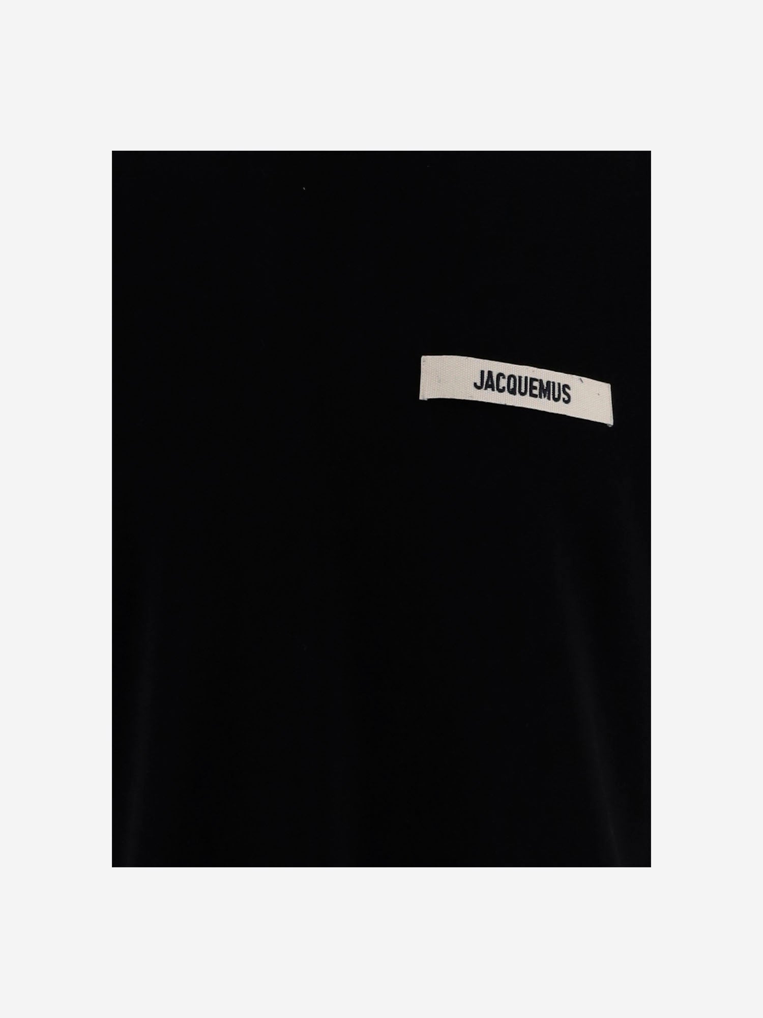 T-SHIRT IN COTONE CON LOGO TSM00133AJ00226 990 JACQUEMUS 