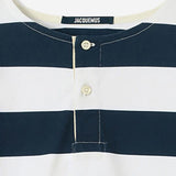 T-SHIRT MARINIÈRE IN COTONE TSM00581AJ00045 3FR JACQUEMUS 