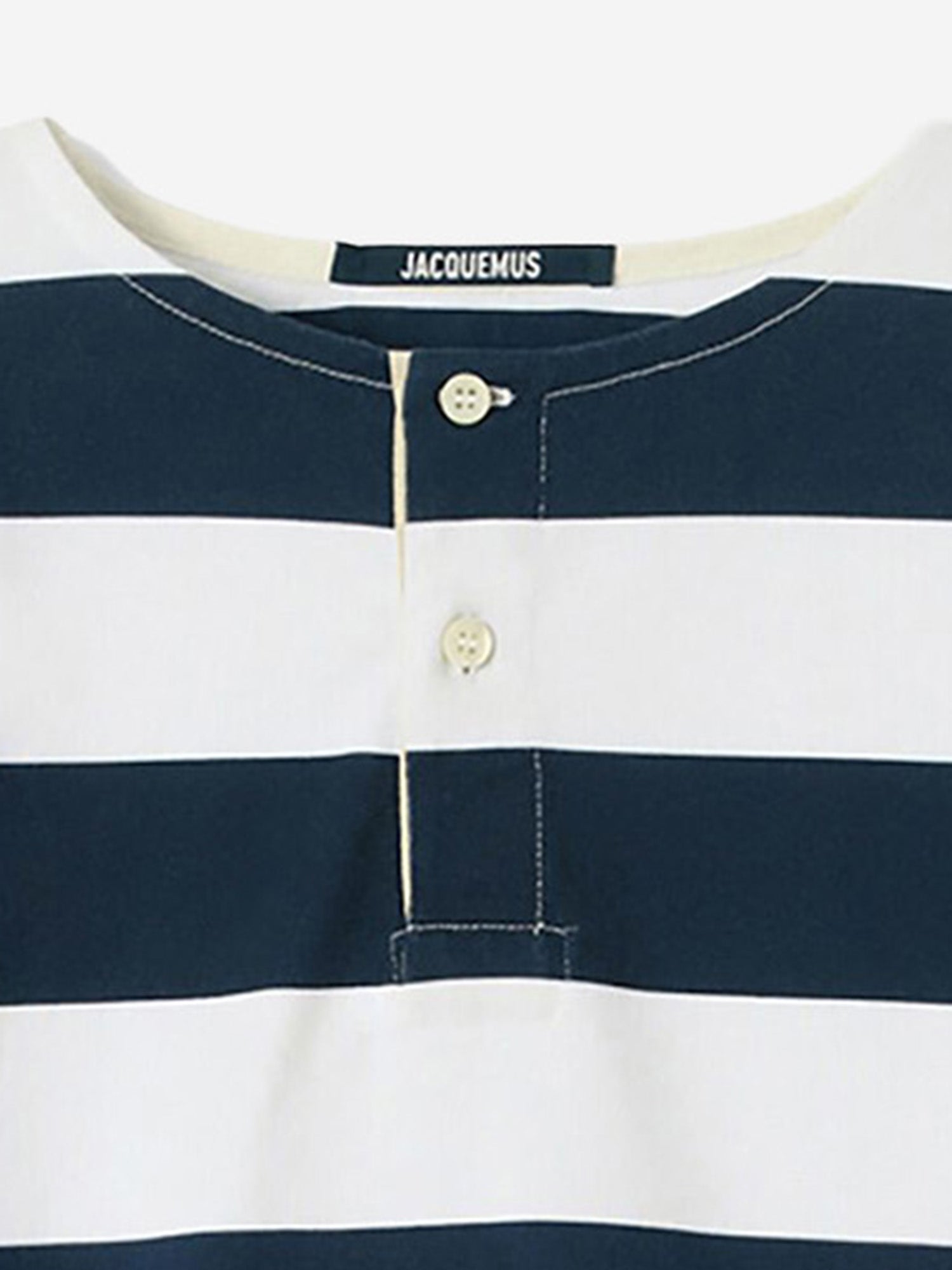 T-SHIRT MARINIÈRE IN COTONE TSM00581AJ00045 3FR JACQUEMUS 