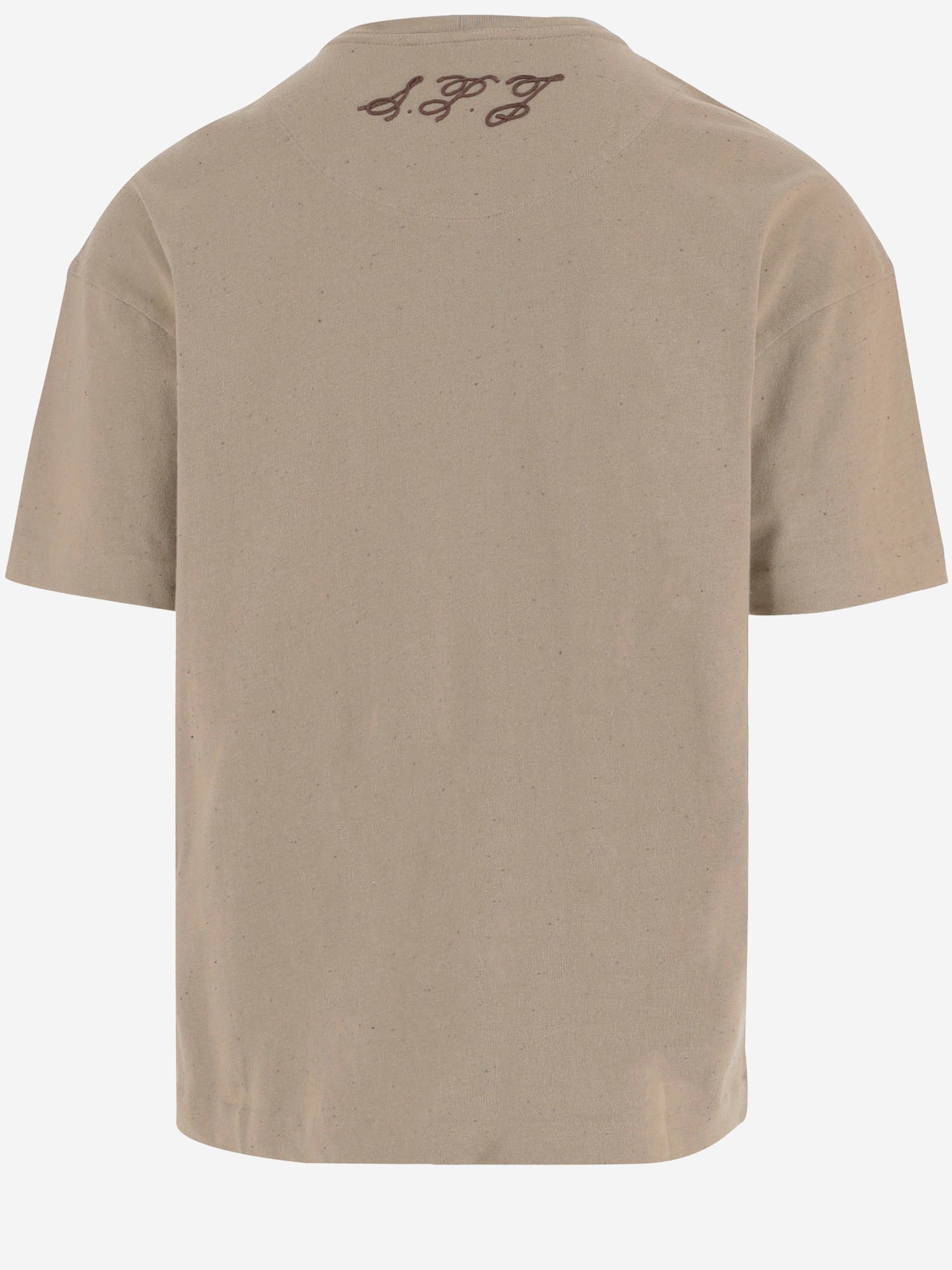 T-shirt in cotone con logo TSM00590AJ00256 150 JACQUEMUS 