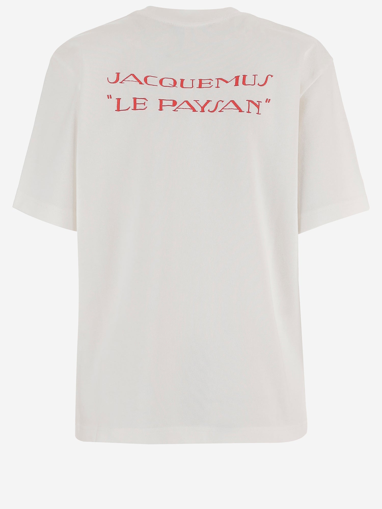 T-SHIRT IN COTONE CON LOGO TSM00628AJ00226 1OE JACQUEMUS 