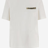 T-SHIRT IN COTONE CON LOGO TSM00643AJ00289 1NJ JACQUEMUS 