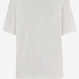 T-SHIRT IN COTONE CON LOGO TSM00643AJ00289 1NJ JACQUEMUS 
