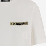 T-SHIRT IN COTONE CON LOGO TSM00643AJ00289 1NJ JACQUEMUS 
