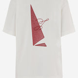 T-SHIRT IN COTONE CON LOGO TSU00320AJ00285 1NG JACQUEMUS 