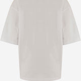 T-SHIRT IN COTONE CON LOGO TSU00321AJ00285 1NH JACQUEMUS 