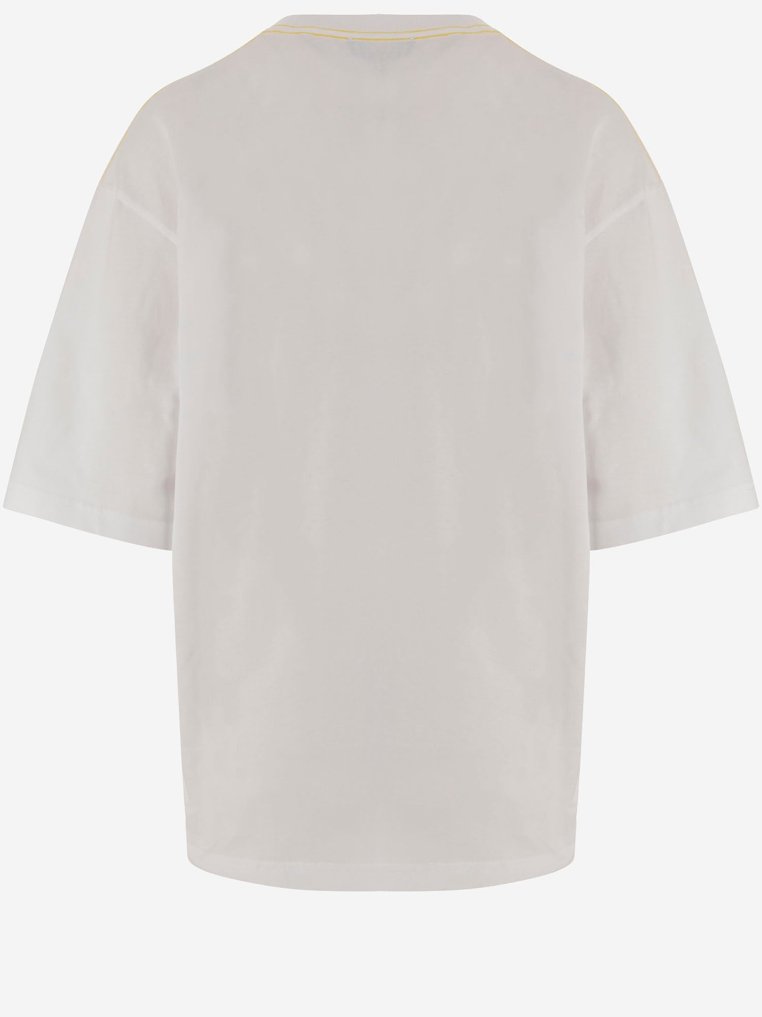 T-SHIRT IN COTONE CON LOGO TSU00321AJ00285 1NH JACQUEMUS 