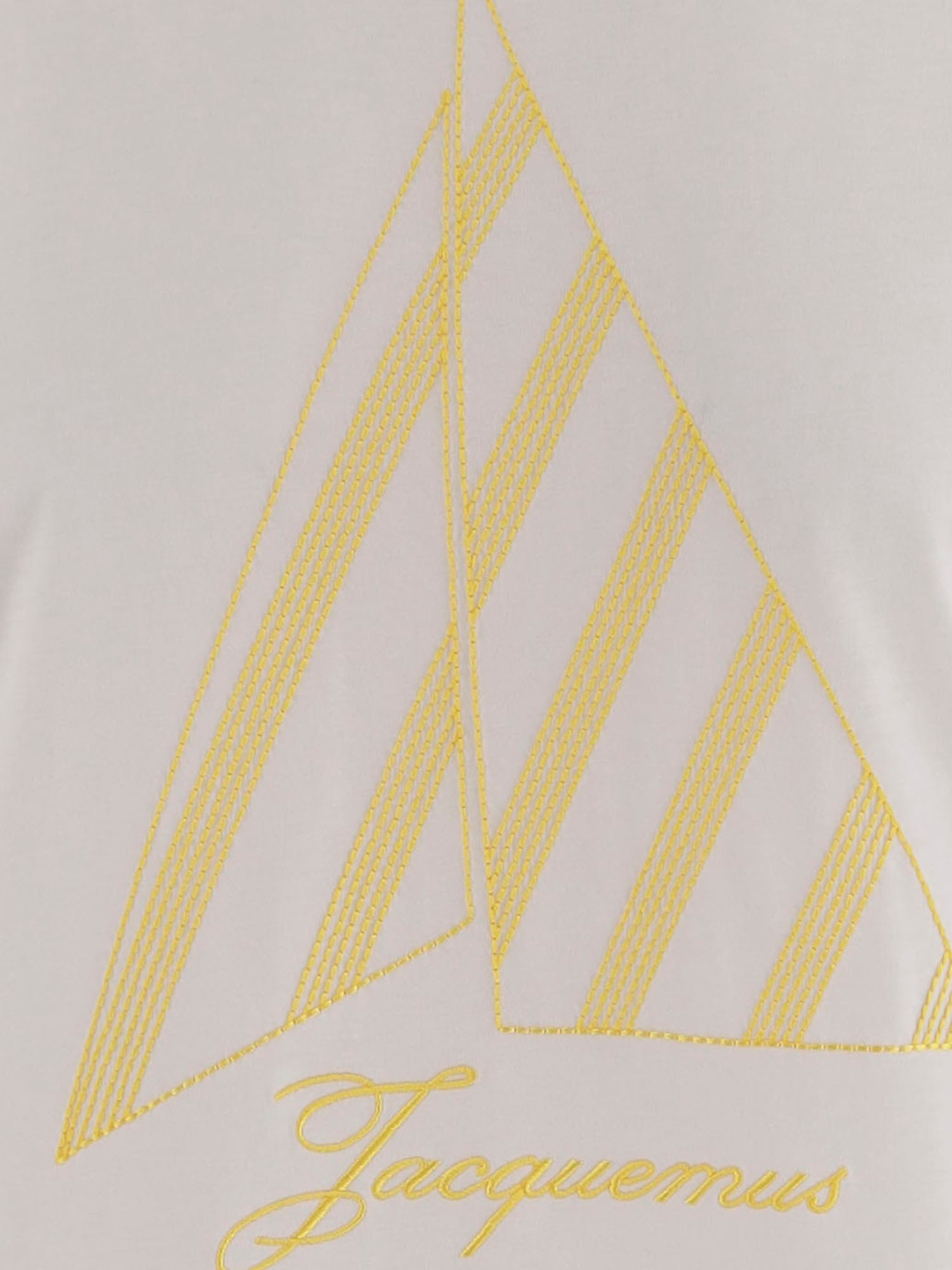 T-SHIRT IN COTONE CON LOGO TSU00321AJ00285 1NH JACQUEMUS 
