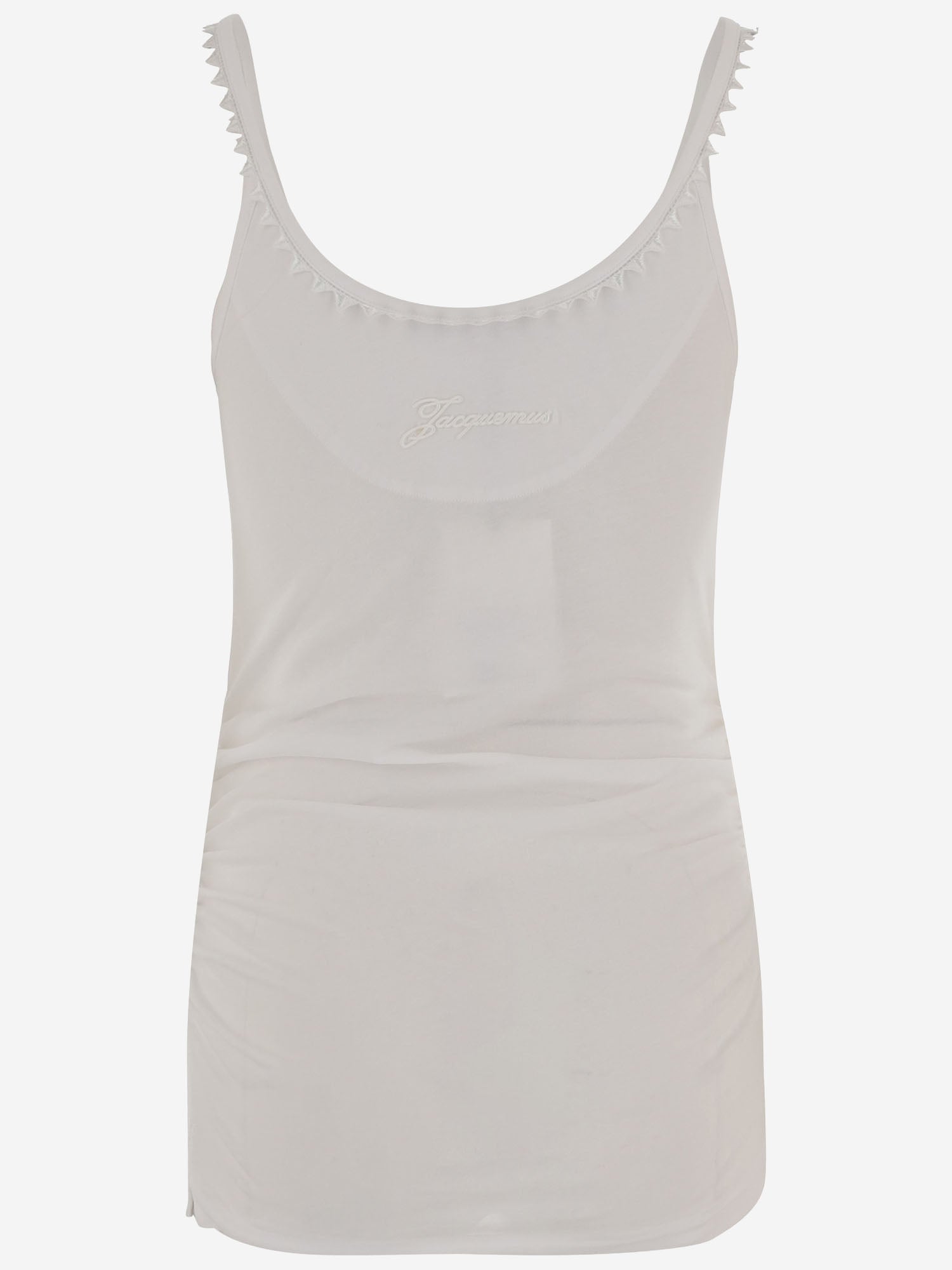 TOP IN COTONE CON MEZZA ABOTTONATURA TSW00567AJ00189 100 JACQUEMUS 