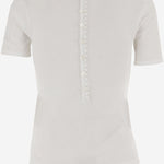 TOP IN COTONE CON BOTTONIERA POSTERIORE TSW00568AJ00189 100 JACQUEMUS 