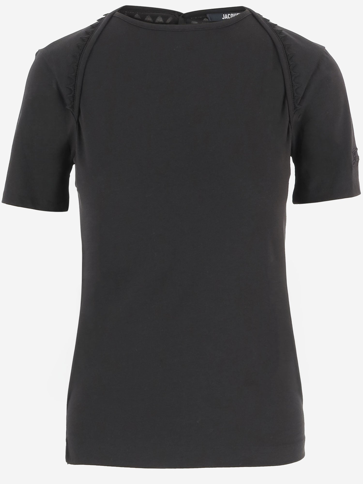 TOP IN COTONE CON BOTTONIERA POSTERIORE TSW00568AJ00189 990 JACQUEMUS 