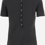 TOP IN COTONE CON BOTTONIERA POSTERIORE TSW00568AJ00189 990 JACQUEMUS 