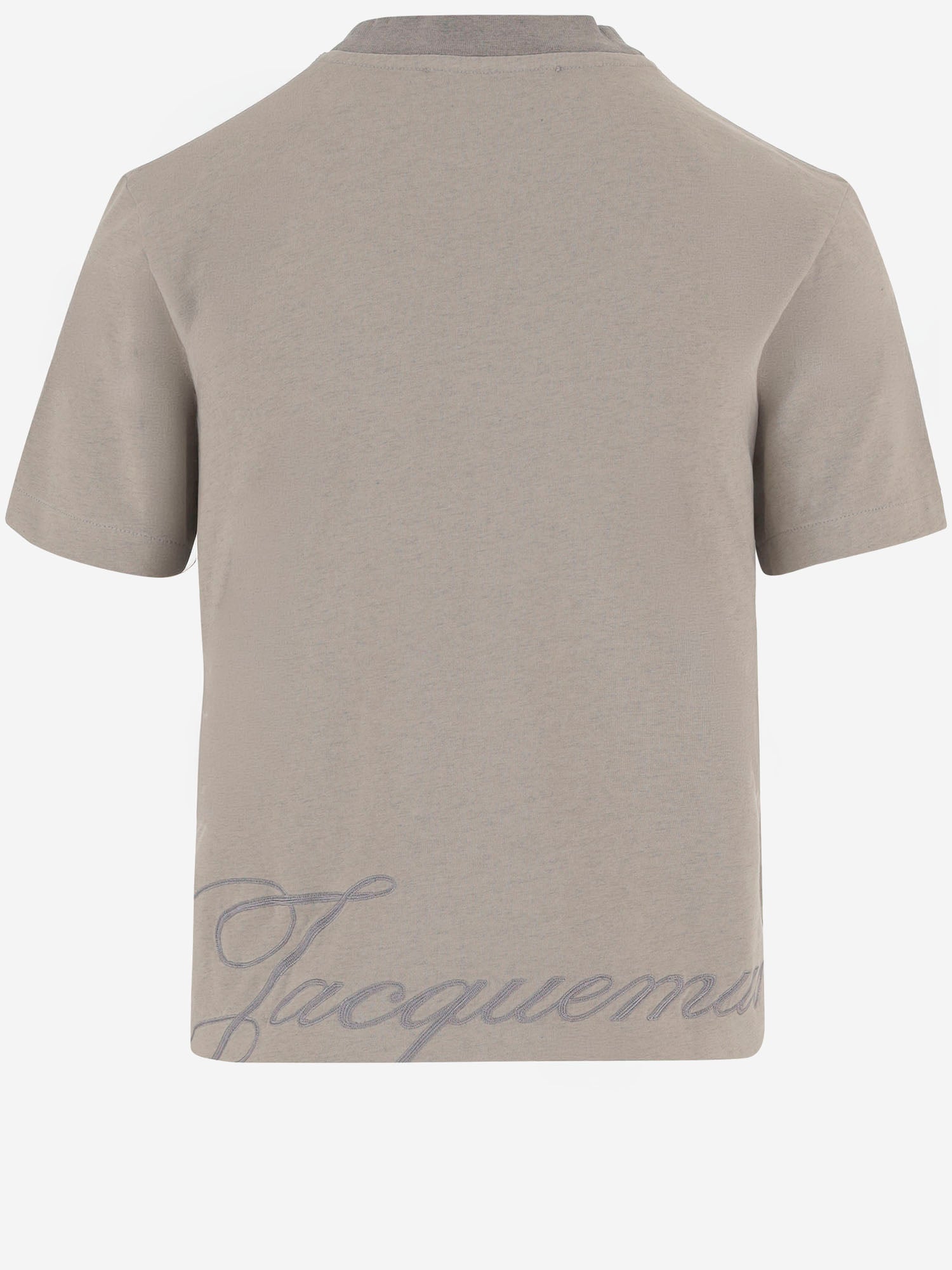 T-SHIRT IN COTONE CON LOGO POSTERIORE TSW00578AJ00029 9CL JACQUEMUS 