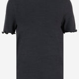 T-SHIRT IN MISTO SETA J01NF0006 J20341001 JIL SANDER 