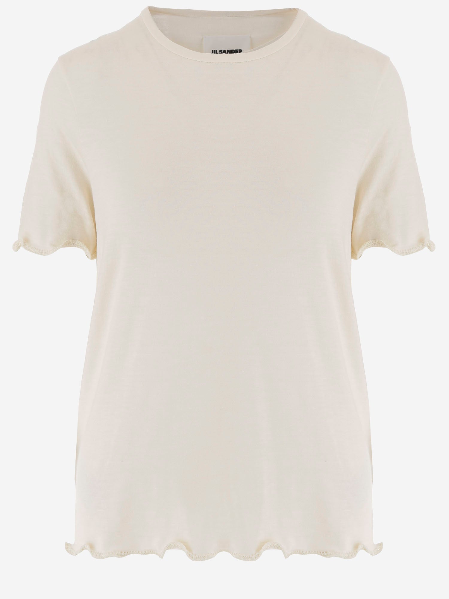 T-SHIRT IN MISTO SETA J01NF0006 J20341105 JIL SANDER 