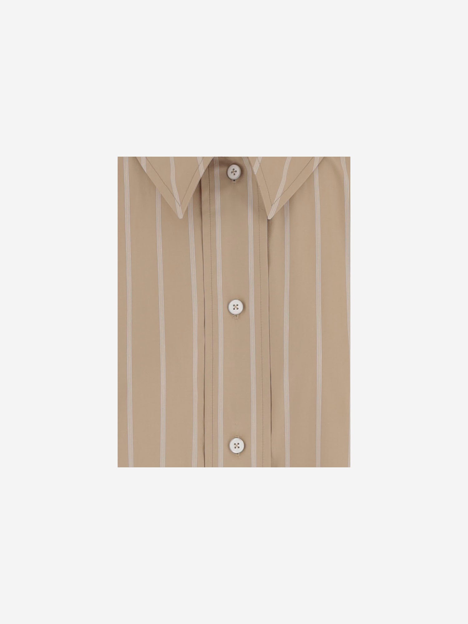 ABITO LUNGO IN COTONE CON MOTIVO A RIGHE J02CT0599 J45328273 JIL SANDER 