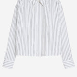 CAMICIA IN COTONE A RIGHE J02DL0281 J45329154 JIL SANDER 