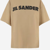 T-SHIRT IN COTONE CON LOGO J02GC0140 J20348273 JIL SANDER 