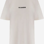 T-SHIRT IN COTONE CON LOGO J02GC0142 J20103102 JIL SANDER 