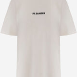 T-SHIRT IN COTONE CON LOGO J02GC0142 J20103102 JIL SANDER 