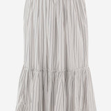 GONNA IN COTONE CON MOTIVO A RIGHE J02MA0373 J45329154 JIL SANDER 