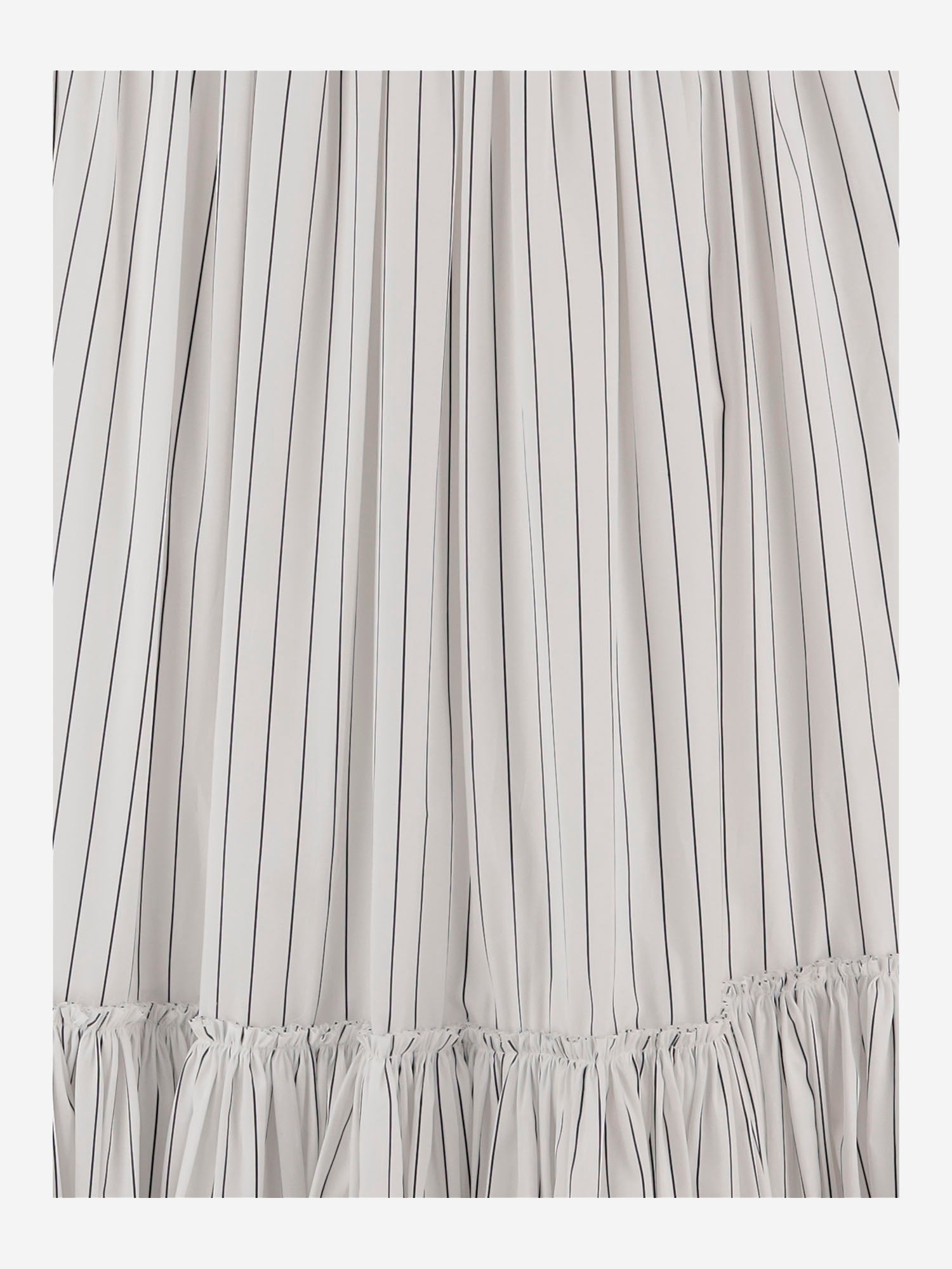 GONNA IN COTONE CON MOTIVO A RIGHE J02MA0373 J45329154 JIL SANDER 