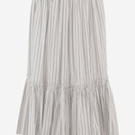 GONNA IN COTONE CON MOTIVO A RIGHE J02MA0373 J45329154 JIL SANDER 