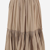GONNA IN COTONE CON MOTIVO A RIGHE J02MA0373 J45329273 JIL SANDER 