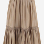 GONNA IN COTONE CON MOTIVO A RIGHE J02MA0373 J45329273 JIL SANDER 
