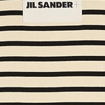 T-SHIRT IN COTONE CON MOTIVO A RIGHE J40GC0111 J46497080 JIL SANDER 