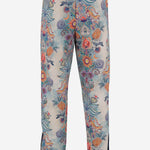 PANTALONI IN NYLON STRETCH CON MOTIVO FLOREALE 80OAAE11 CF120R86 JUST CAVALLI 