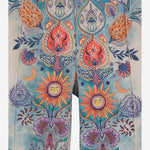 PANTALONI IN NYLON STRETCH CON MOTIVO FLOREALE 80OAAE11 CF120R86 JUST CAVALLI 