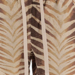 PANTALONI CORTI IN COTONE E LINO CON STAMPA 80OADF02 CNF06R83 JUST CAVALLI 