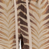 PANTALONI CORTI IN COTONE E LINO CON STAMPA 80OADF02 CNF06R83 JUST CAVALLI 