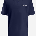 POLO IN COTONE CON COLLETTO BICOLORE E LOGO 80OAGT12 CJ506204 JUST CAVALLI 