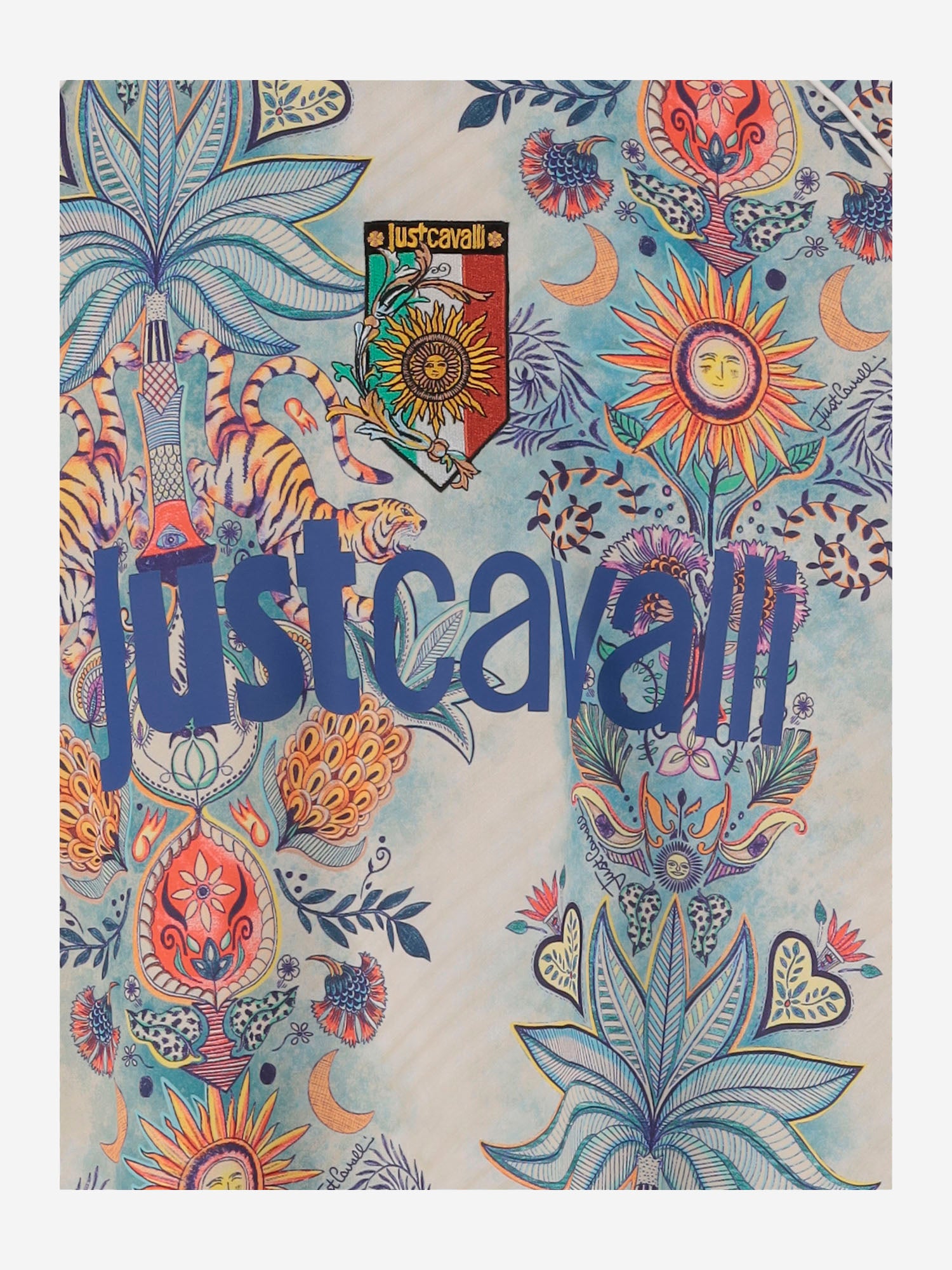 T-SHIRT IN Nylon CON STAMPA grafica 80OAHE11 CJ121R86 JUST CAVALLI 