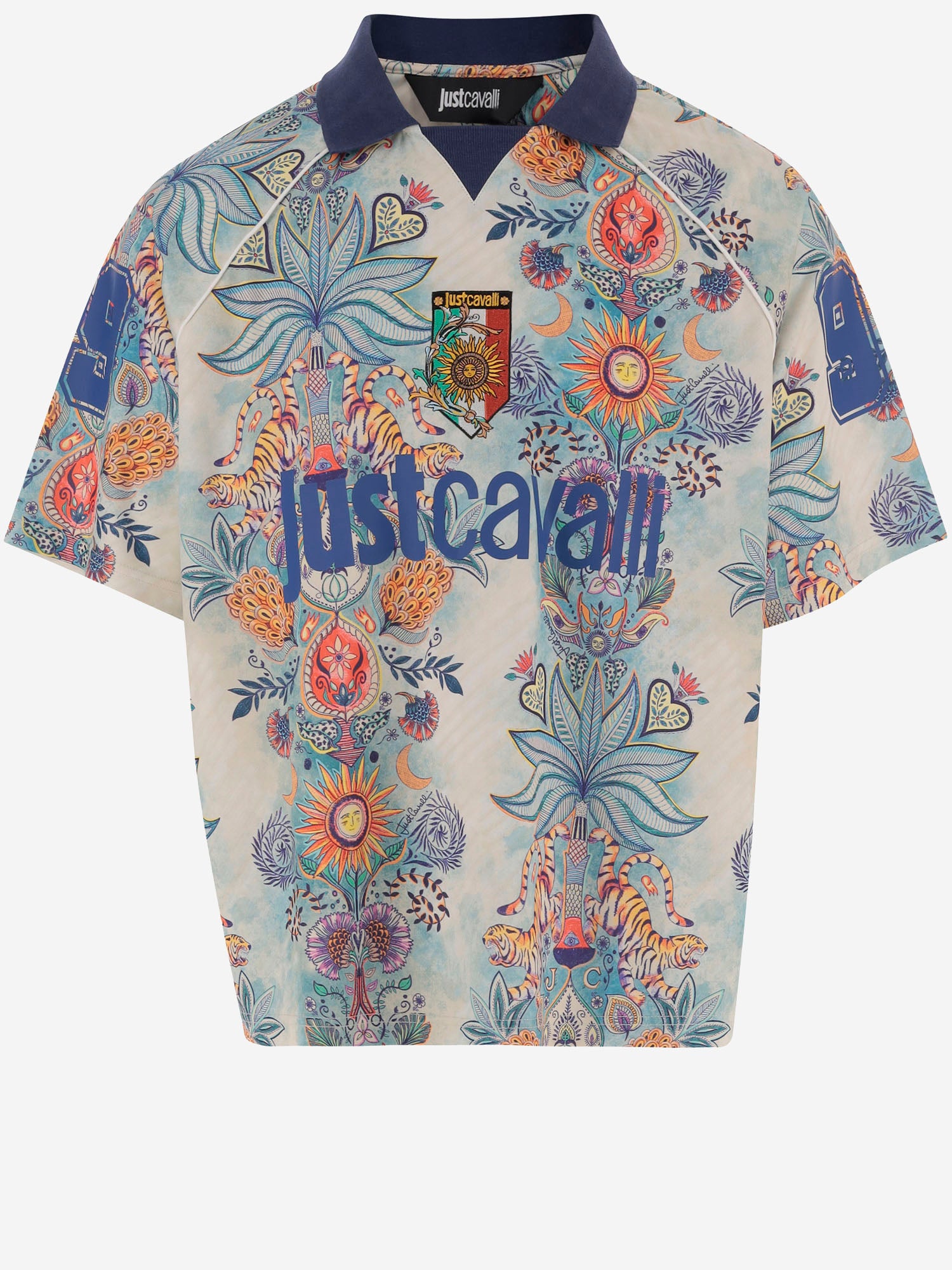 T-SHIRT IN Nylon CON STAMPA grafica 80OAHE11 CJ121R86 JUST CAVALLI 