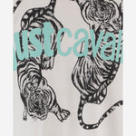 T-SHIRT IN COTONE CON STAMPA 80OAHE16 CJ110003 JUST CAVALLI 