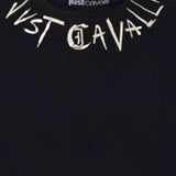 T-SHIRT IN COTONE CON LOGO SUL COLLO 80OAHE21 CJ110899 JUST CAVALLI 