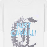 T-SHIRT IN COTONE CON STAMPA LOGO 80OAHE27 CJ110003 JUST CAVALLI 