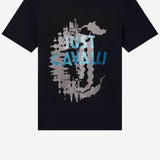T-SHIRT IN COTONE CON STAMPA LOGO 80OAHE27 CJ110899 JUST CAVALLI 