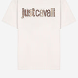 T-SHIRT IN COTONE CON LOGO 80OAHT03 CJ500004 JUST CAVALLI 