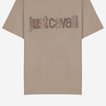 T-SHIRT IN COTONE CON LOGO 80OAHT03 CJ500774 JUST CAVALLI 