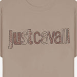 T-SHIRT IN COTONE CON LOGO 80OAHT03 CJ500774 JUST CAVALLI 