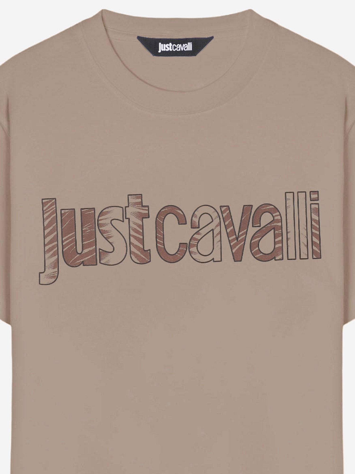 T-SHIRT IN COTONE CON LOGO 80OAHT03 CJ500774 JUST CAVALLI 