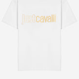 T-SHIRT IN COTONE CON LOGO 80OAHT08 CJ500003 JUST CAVALLI 