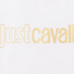 T-SHIRT IN COTONE CON LOGO 80OAHT08 CJ500003 JUST CAVALLI 