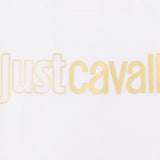 T-SHIRT IN COTONE CON LOGO 80OAHT08 CJ500003 JUST CAVALLI 