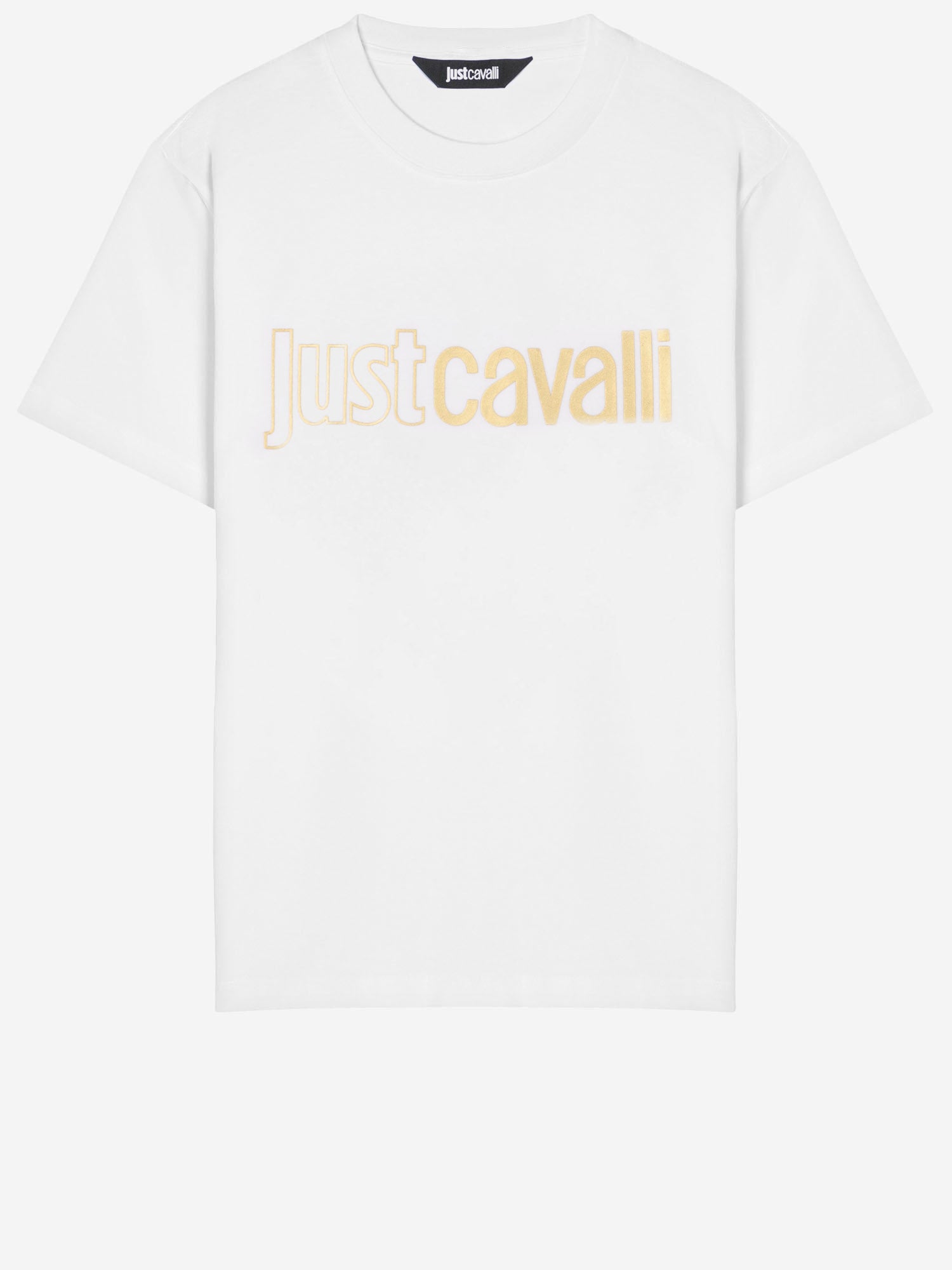 T-SHIRT IN COTONE CON LOGO 80OAHT08 CJ500003 JUST CAVALLI 